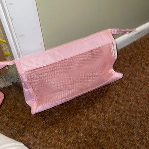 Pink cosmetic bag
